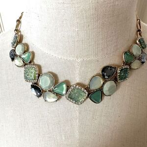 Lonna & Lilly green rhinestone necklace